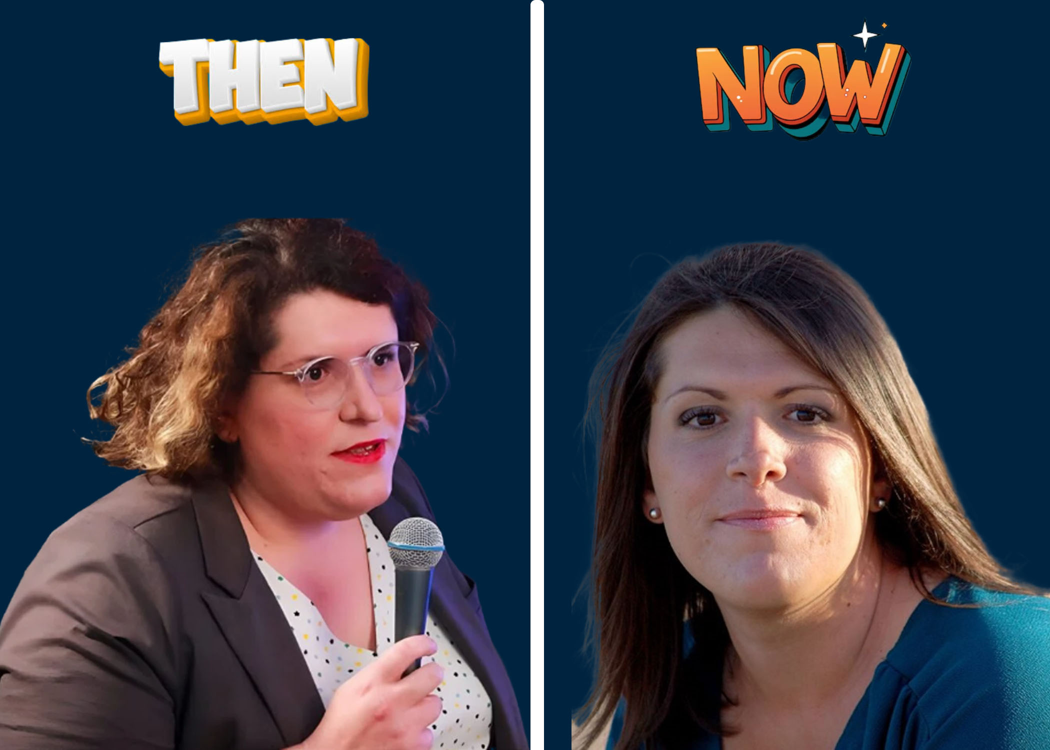 rachel garrat-valcarcel avant et maintenant